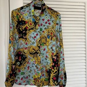 Versace Butterflies Baroque Tribute Blouse